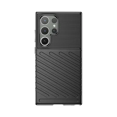 THUNDER CASE ARMOR OVITEK ZA TELEFON SAMSUNG GALAXY S24 ULTRA ČRNA