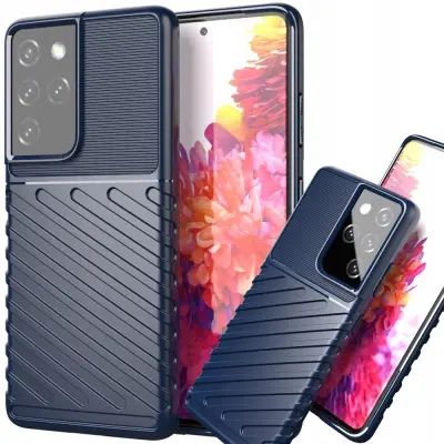THUNDER CASE ETUI CASE OBUDOWA FUTERAŁ DO SAMSUNG GALAXY S22ULTRA NIEBIESKI