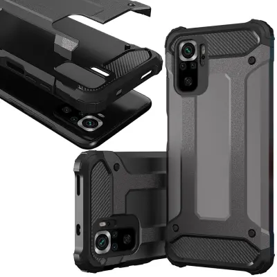 HYBRID ARMOUR CASE OVITEK OHIŠJE ZA XIAOMI POCO M4 PRO 5G ČRN
