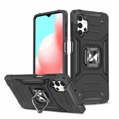 WOZINSKY PANCERNE ETUI CASE Z UCHWYTEM DO SAMSUNG GALAXY A32 5G CZARNE
