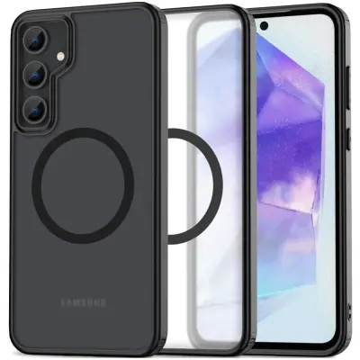 OVITEK TECH-PROTECT MAGMAT ZA SAMSUNG GALAXY A55 5G MAT ČRNA ZA MAGSAFE