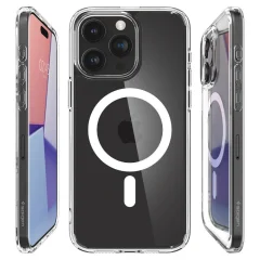 SPIGEN ULTRA HYBRID MAG OVITEK ZA MAGSAFE ZA IPHONE 15 PRO MAX BEL
