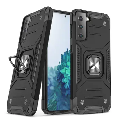 WOZINSKY PANCERNE ETUI CASE Z UCHWYTEM DO SAMSUNG GALAXY S22 PLUS CZARNE