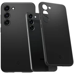 SPIGEN OVITEK TANEK FIT ZA SAMSUNG GALAXY S23 ČRN