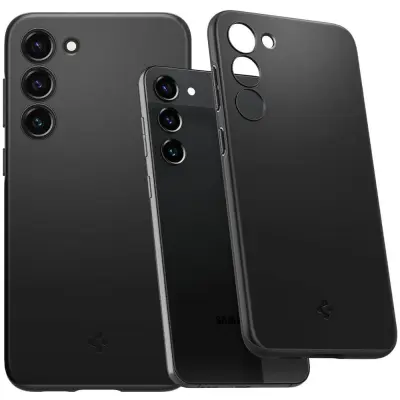 SPIGEN OVITEK TANEK FIT ZA SAMSUNG GALAXY S23 ČRN