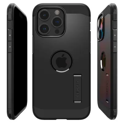 SPIGEN TOUGH ARMOR MAG ZA MAGSAFE OVITEK ZA IPHONE 15 PRO MAX ČRN