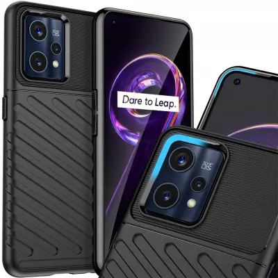 THUNDER CASE ETUI POKROV OHIŠJE ETUI ZA REALME 9 PRO ČRN