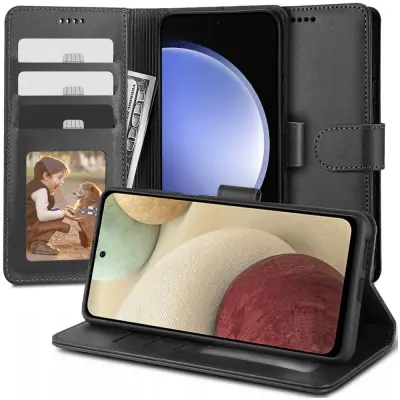 ETUI DENARNICA TECH-PROTECT ZA SAMSUNG GALAXY S23 FE ČRNA