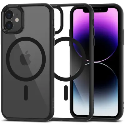 OVITEK TECH-PROTECT MAGMAT ZA MAGSAFE ZA IPHONE 11 BLACK/CLEAR ZAŠČITA