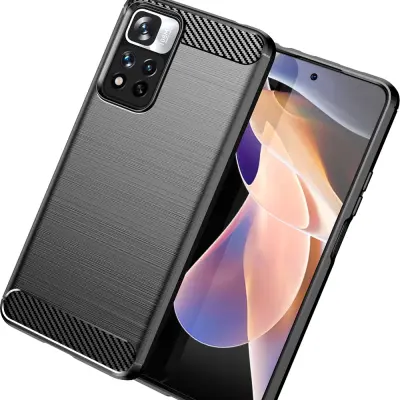 CARBON OVITEK OVITEK ZA XIAOMI REDMI NOTE 11 PRO+ ČRN