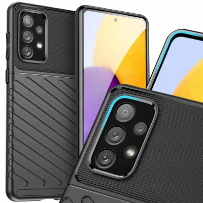 OVITEK THUNDER OVITEK OHIŠJE ZA SAMSUNG GALAXY A73 ČRN