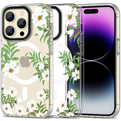 OVITEK TECH-PROTECT MAGMOOD MAGSAFE ZA IPHONE 15 PRO MAX SPRING DAISY