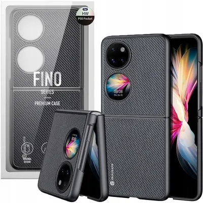 DUX DUCIS CASE OVITEK OHIŠJE ETUI ZA HUAWEI P50 ŽEPNA ČRNA