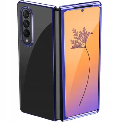 PLATING CASE OVITEK ZA SAMSUNG GALAXY Z FOLD4 MODRA