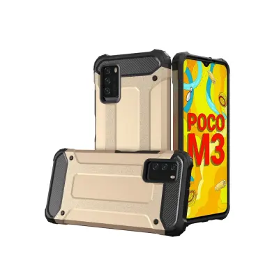 HURTEL HYBRID ARMOR OVITEK ZA XIAOMI REDMI NOTE 10 5G POCO M3 PRO ZLAT
