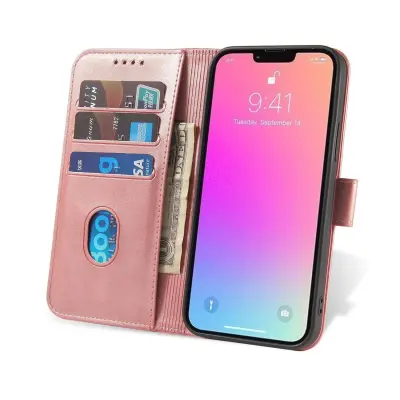 Ovitek s preklopom in denarnico za Xiaomi Redmi Note 12 5G / Poco X5 5G Magnet Case roza