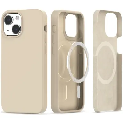 SILIKONSKI OVITEK TECH-PROTECT ZA MAGSAFE ZA IPHONE 13 14 BEŽ OVITEK