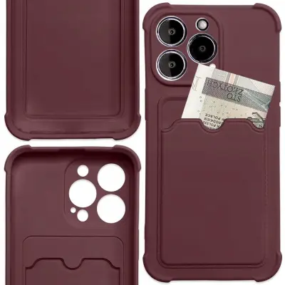 CARD ARMOR CASE OVITEK OVITEK ZA IPHONE 12 PRO MALINA