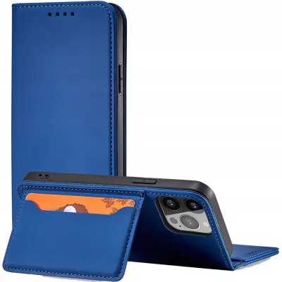 ETUI ZA MAGNETNE KARTICE OVITEK OHIŠJE ETUI ZA IPHONE 13 MODRA