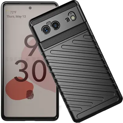 OVITEK THUNDER OVITEK OVITEK OHIŠJE ZA GOOGLE PIXEL 6 ČRN
