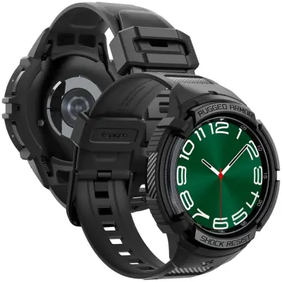 SPIGEN RUGGED ARMOR PRO ZA GALAXY WATCH 6 CLASSIC 47 MM ETUI ČRNA