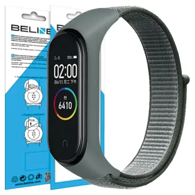 BELINE NYLONLOOP TRAK ZA MI BAND 7/6/5/4/3 GREY GREY BAND