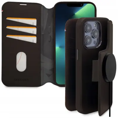 DECODED ETUI CASE OBUDOWA POKROWIEC Z MAGSAFE DO IPHONE 14 PRO BRĄZOWY