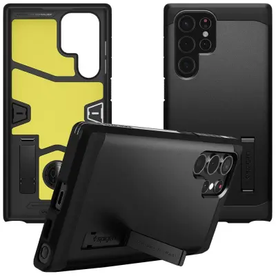 SPIGEN TOUGH ARMOR OVITEK ZA SAMSUNG GALAXY S22 ULTRA BLACK