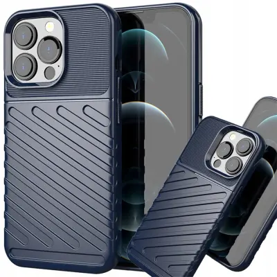 OVITEK THUNDER CASE OVITEK OHIŠJE OVITEK ZA IPHONE 13 PRO MODRA
