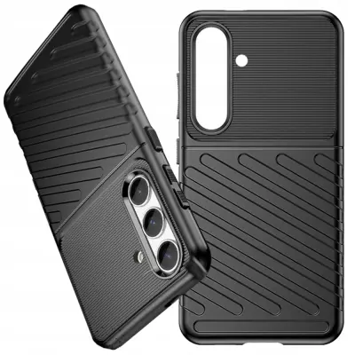 OVITEK THUNDER CASE OVITEK OHIŠJE OVITEK ZA SAMSUNG GALAXY S24 ČRN