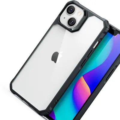 OVITEK ESR AIR ARMOR ZA IPHONE 14 PLUS PROZORNO ČRN OVITEK