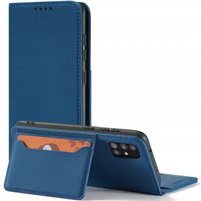 MAGNET CARD CASE ETUI CASE OBUDOWA DO XIAOMI REDMI NOTE 11 PRO NIEBIESKI
