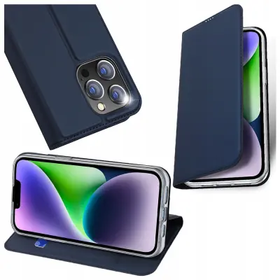 DUX DUCIS ETUI CASE OBUDOWA POKROWIEC FUTERAŁ DO IPHONE 15 PROMAX NIEBIESKI