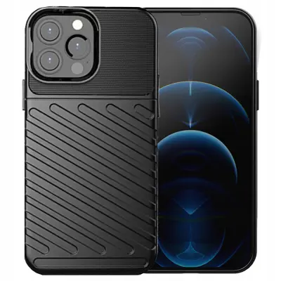 OVITEK THUNDER CASE OVITEK OHIŠJE OVITEK ZA IPHONE 13 PROMAX ČRN