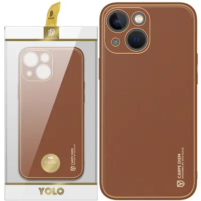 OVITEK DUX DUCIS OVITEK OHIŠJE ZA IPHONE 14 PLUS RJAV