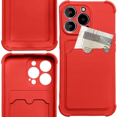 CARD ARMOR CASE OVITEK OVITEK ZA IPHONE 12 PRO RDEČ