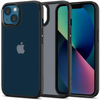 SPIGEN ULTRA HYBRID CASE OVITEK ZA IPHONE 13 MAT FROST BLACK