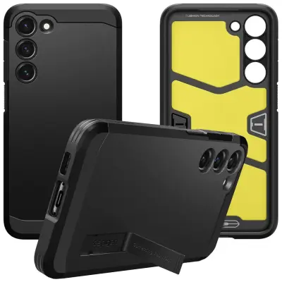 SPIGEN TOUGH ARMOR OVITEK ZA SAMSUNG GALAXY A35 5G ČRN