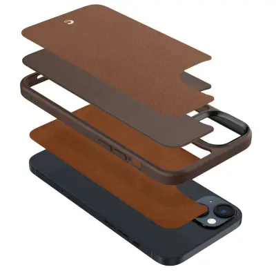 SPIGEN CYRILL KAJUK OVITEK ZA MAGSAFE ZA IPHONE 14 PLUS SADDLO RJAV