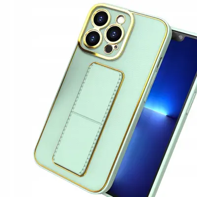 NEW KICKSTAND CASE ETUI OBUDOWA POKROWIEC DO IPHONE 13 PRO MAX ZIELONY