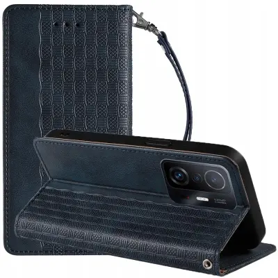MAGNET STRAP CASE ETUI OBUDOWA FUTERAŁ DO XIAOMI REDMI NOTE 11PRO NIEBIESKI