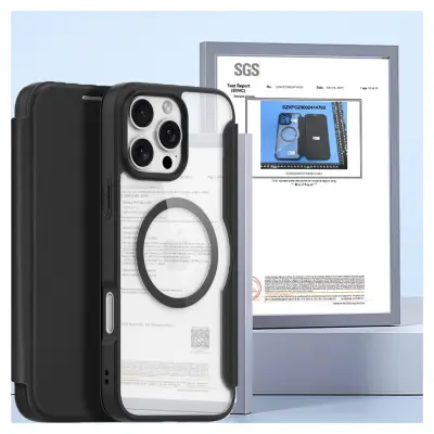 OVITEK DUX DUCIS SKIN X PRO ZA IPHONE 16 PRO ZA MAGSAFE BLACK COVER