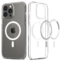SPIGEN ULTRA HYBRID MAG OVITEK ZA MAGSAFE ZA IPHONE 13 PRO MAX BEL