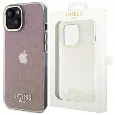 GUESS CASE OVITEK OHIŠJE OVITEK ZA IPHONE 15 ROZA