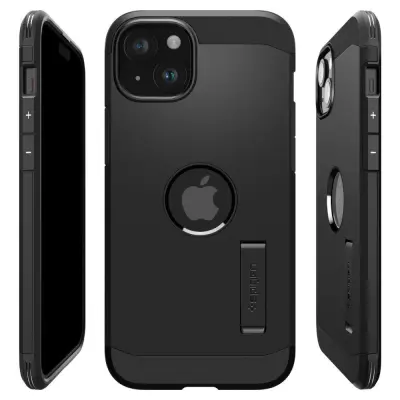 OVITEK SPIGEN TOUGH ARMOR MAG DO MAGSAFE ZA IPHONE 15 ČRN