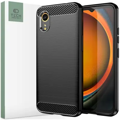TECH-PROTECT OVITEK TPUCARBON ZA SAMSUNG GALAXY XCOVER 7 ČRN