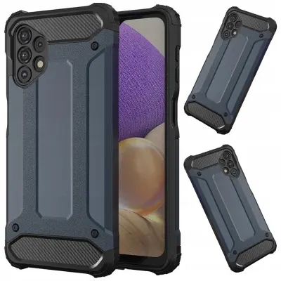 HYBRID ARMOR ETUI CASE OBUDOWA POKROWIEC DO SAMSUNG GALAXY A53 5G NIEBIESKI