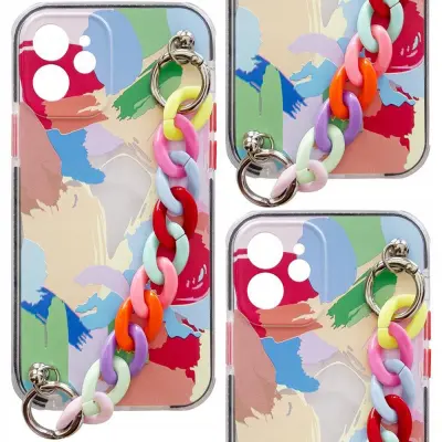COLOR CHAIN CASE ETUI CASE OBUDOWA POKROWIEC DO IPHONE 13 PRO WIELOKOLOROWY