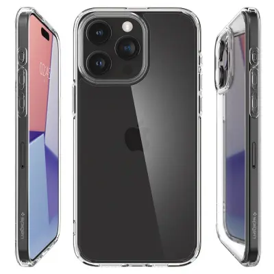 OVITEK SPIGEN ULTRA HYBRID ZA IPHONE 15 PRO FROST CLEAR PROZOREN