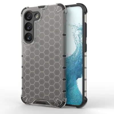 OVITEK HONEYCOMB ZA SAMSUNG GALAXY S23 ARMOR HYBRID COVER ČRN